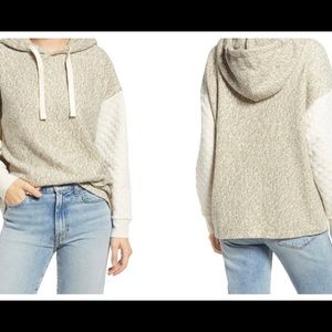 Madewell Quilted Sleeve Hoodie